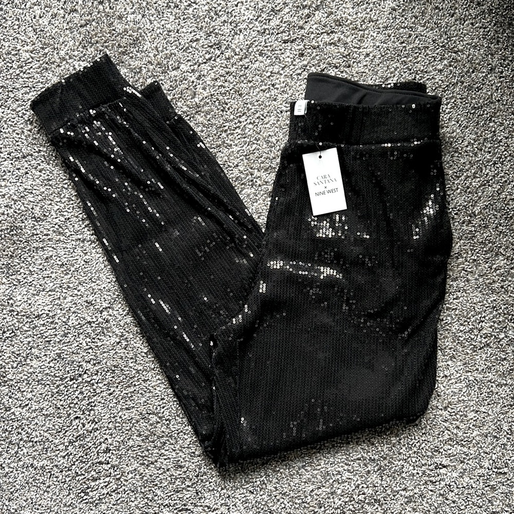 Cara Santana x Nine West Sequins Jogger Pants